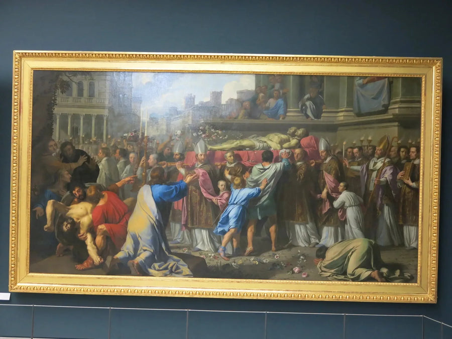 Übersetzung der Körper von Sankt Gervais und Sankt Protais - Philippe de Champaigne