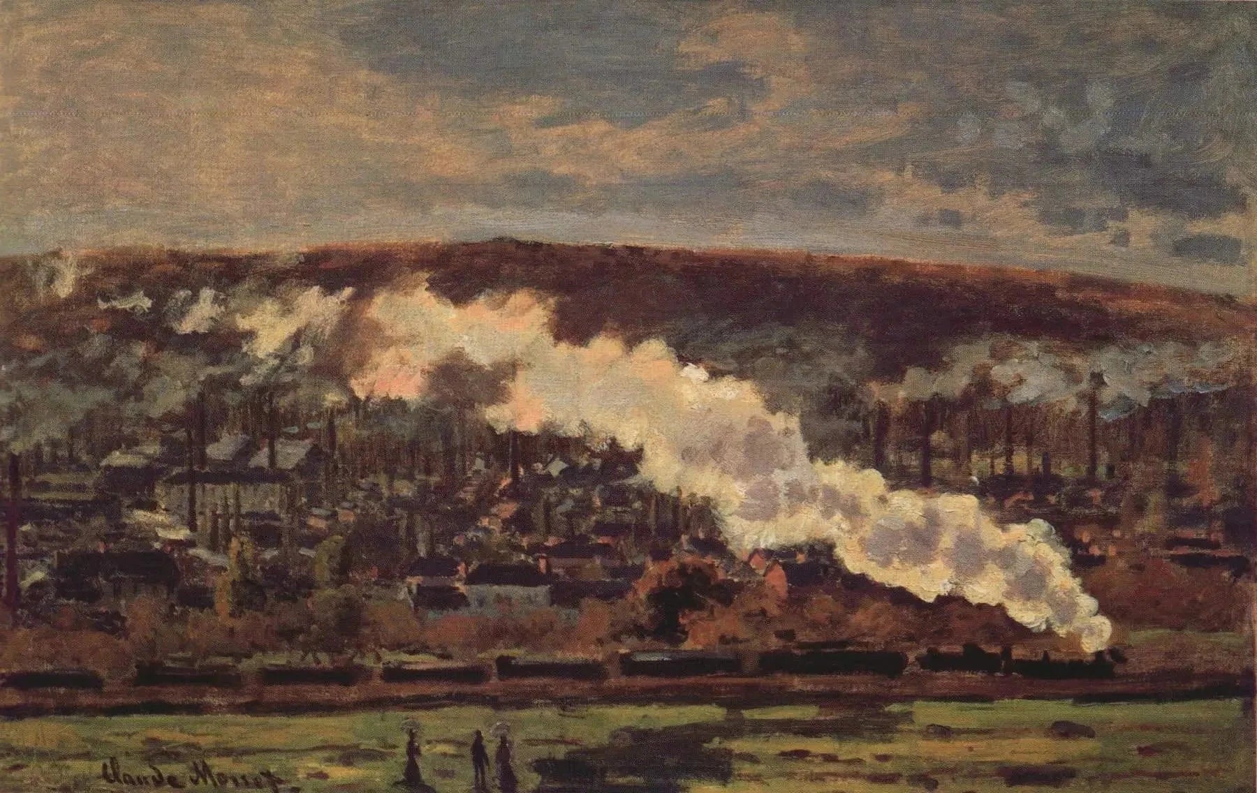 Le Train de marchandises W213 par Claude Monet, Pola Museum of Art