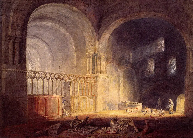 Transept des Ewenny Priory, Glamorgan - J. M. W. Turner