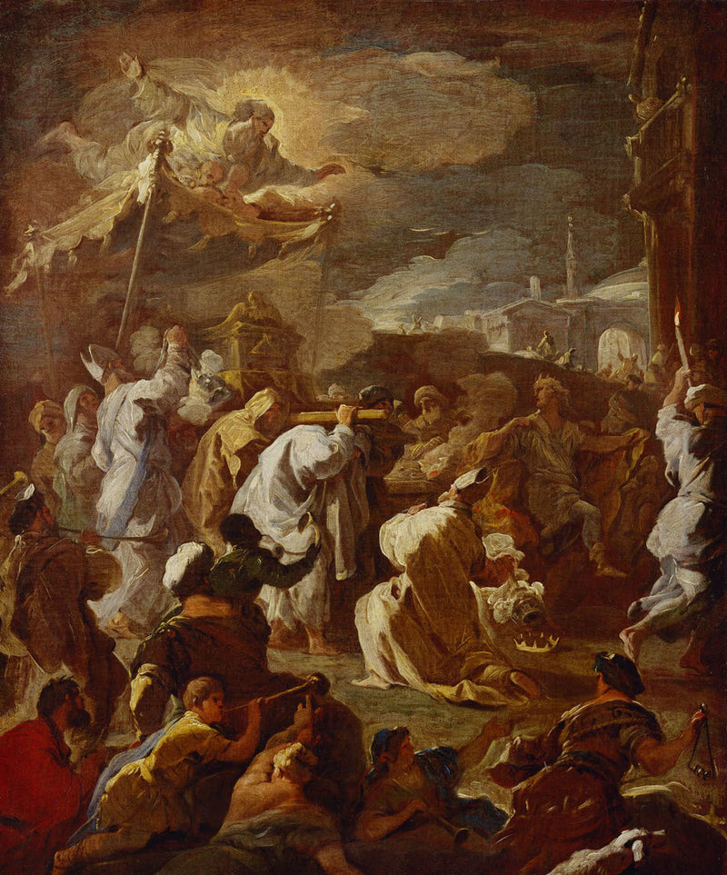 Übertragung der Bundeslade von David - Luca Giordano