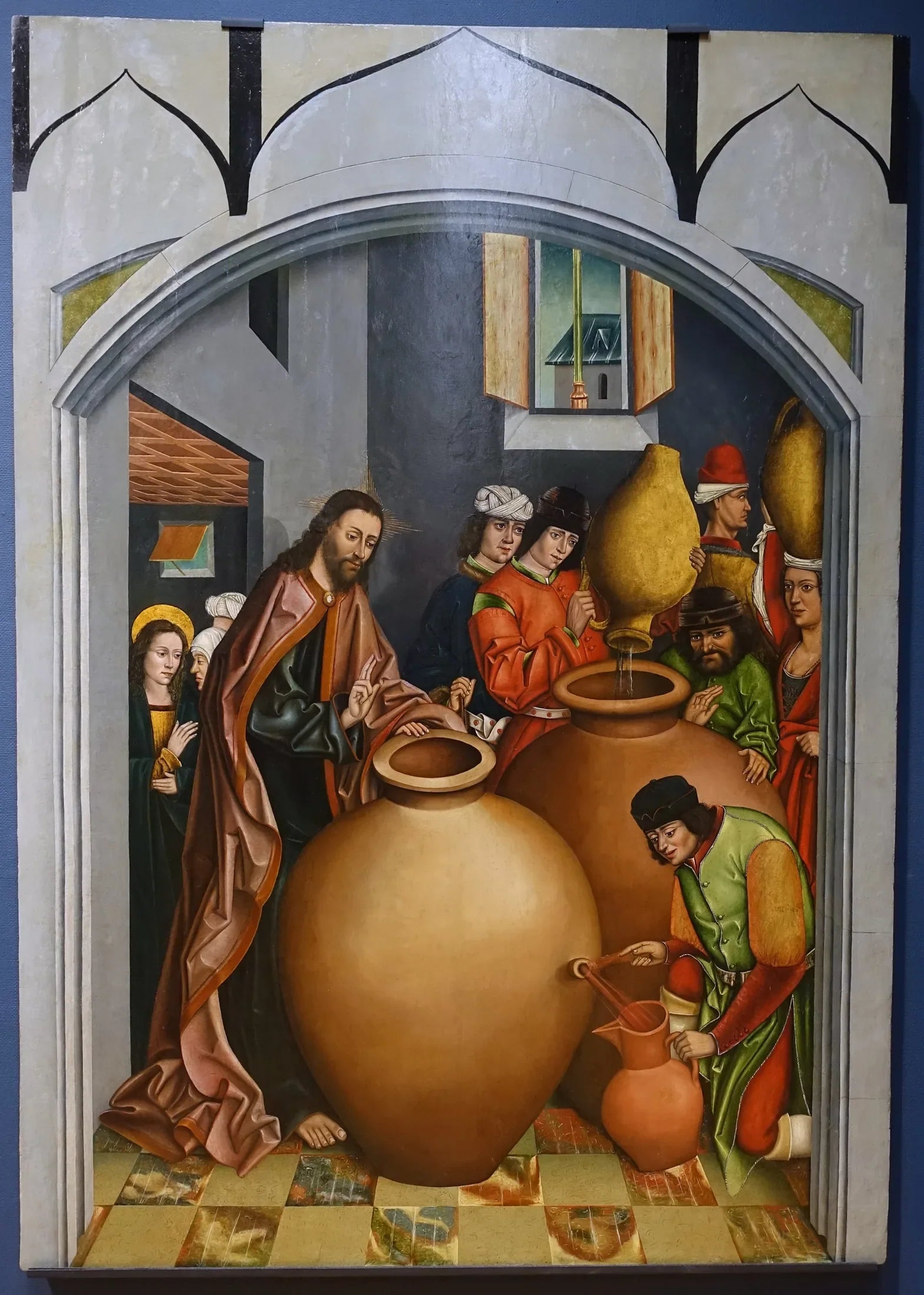 Transformer l'eau en vin - Fernando Gallego image 1 reproduction artisanale de tableau