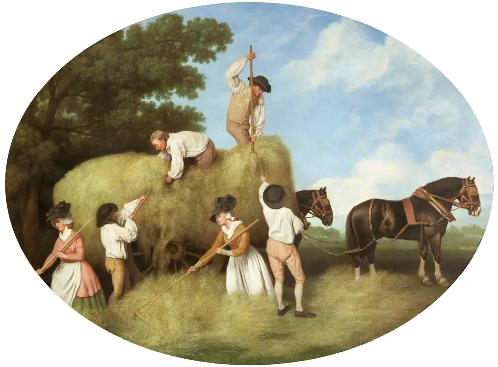 Transport de foin - George Stubbs image 1 tableau peint à l’huile sur toile