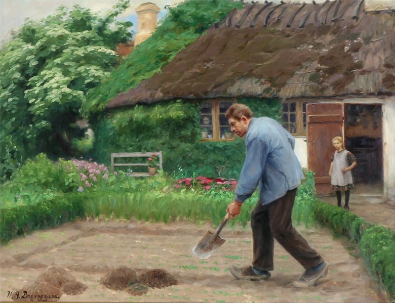 Nachmittagsarbeit - H. A. Brendekilde