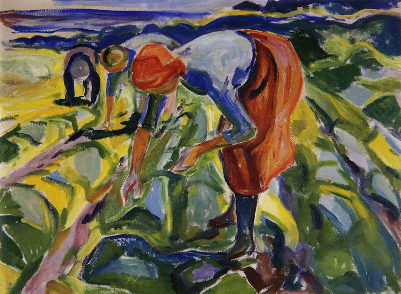Feldarbeit - Edvard Munch