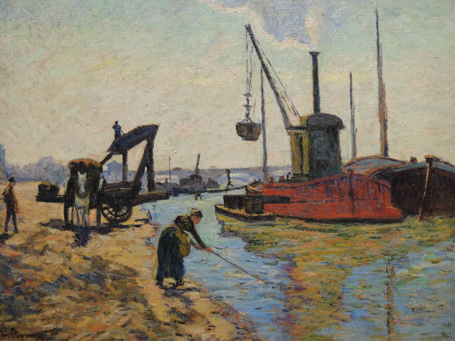 Arbeiten an der Pont National - Armand Guillaumin