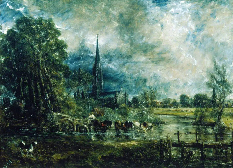 Überquerung des Avon-Flusses am Bach - John Constable