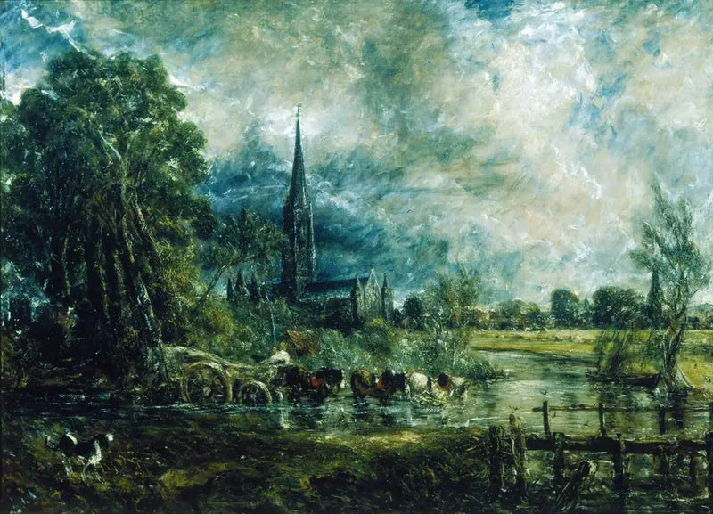 Überquerung des Avon-Flusses am Bach - John Constable