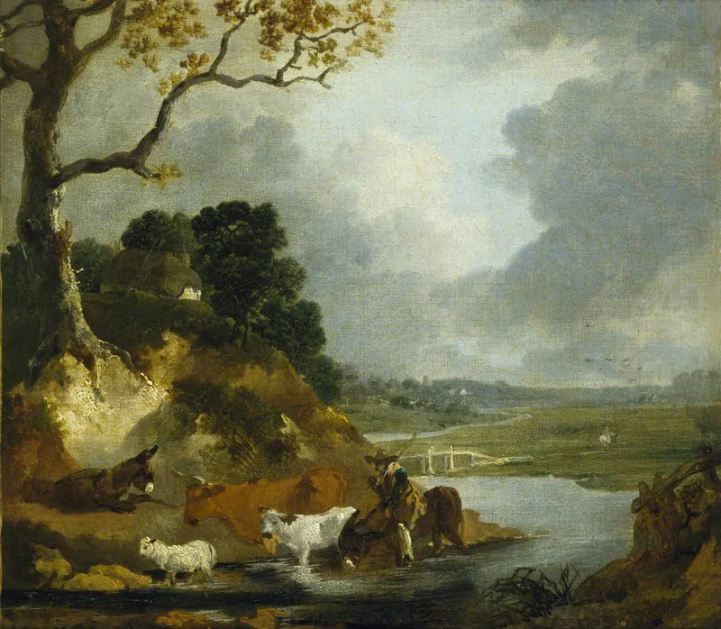Überquerung des Bachs - Thomas Gainsborough
