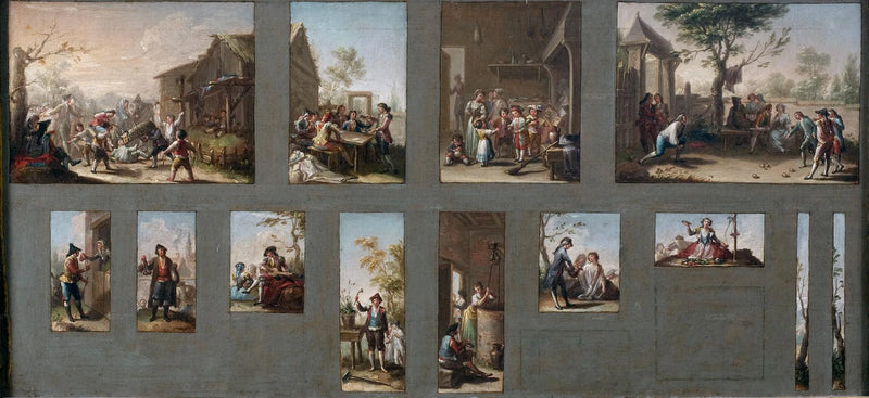 Dreizehn Skizzen für Tapestry Cartoons - Francisco Bayeu