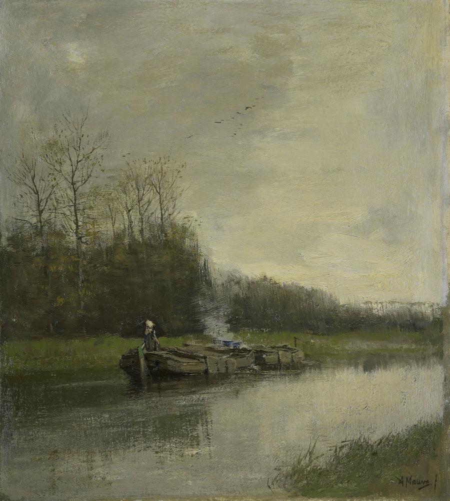Trekvaart - Anton Mauve