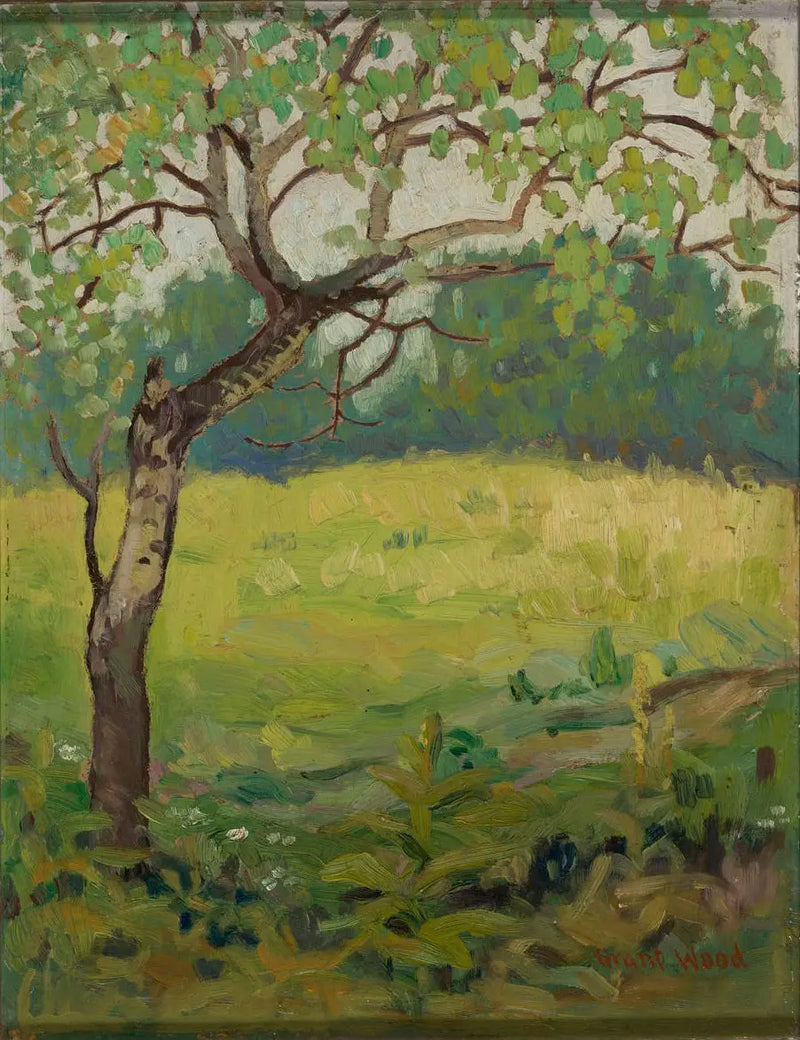 Zittern zitternd - Grant Wood