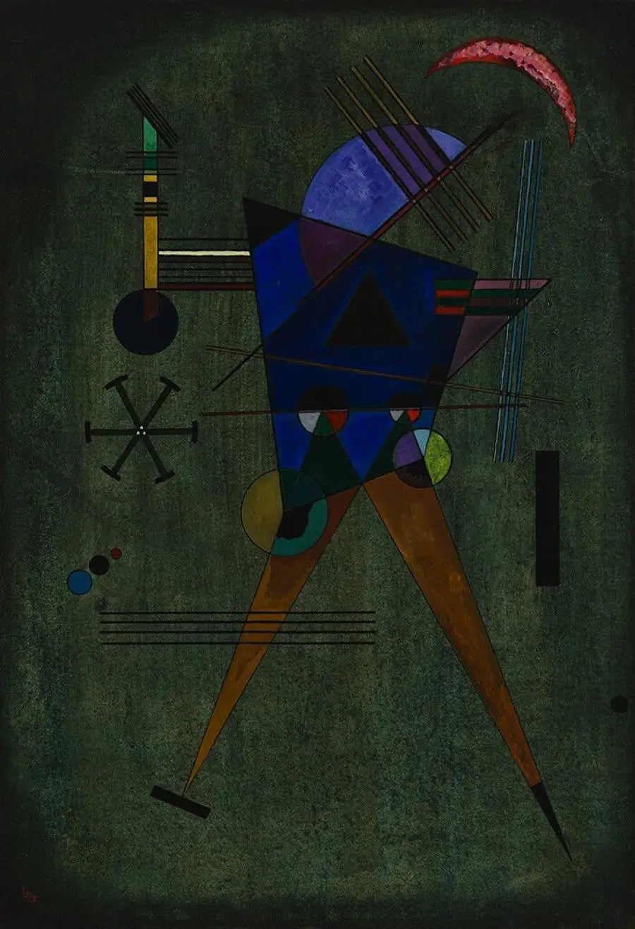 Schwarzes Dreieck - Vassily Kandinsky