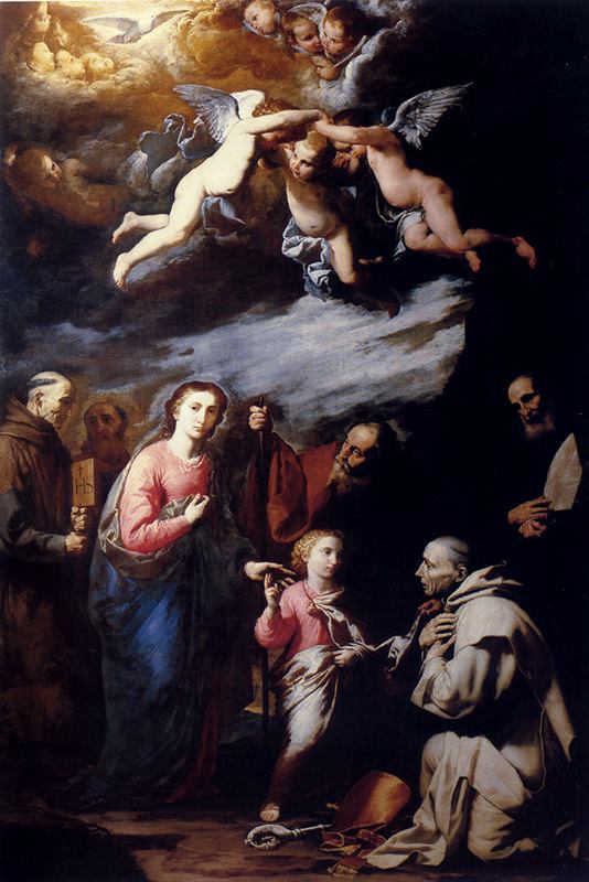 Trinitas terrestre con santi e l'Eterno Padre - Jusepe de Ribera