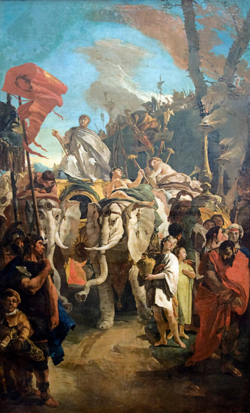 Triumph des Manius Curius Dentatus - Giovanni Battista Tiepolo