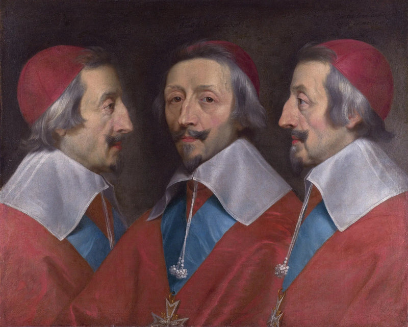 Dreifachporträt des Kardinals Richelieu - Philippe de Champaigne