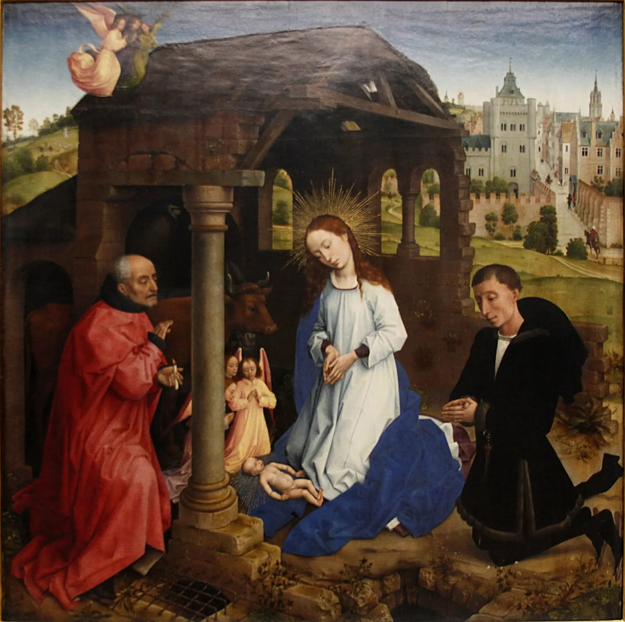 Triptychon Bladelin Geburt Christi (mittleres Paneel) - Rogier van der Weyden