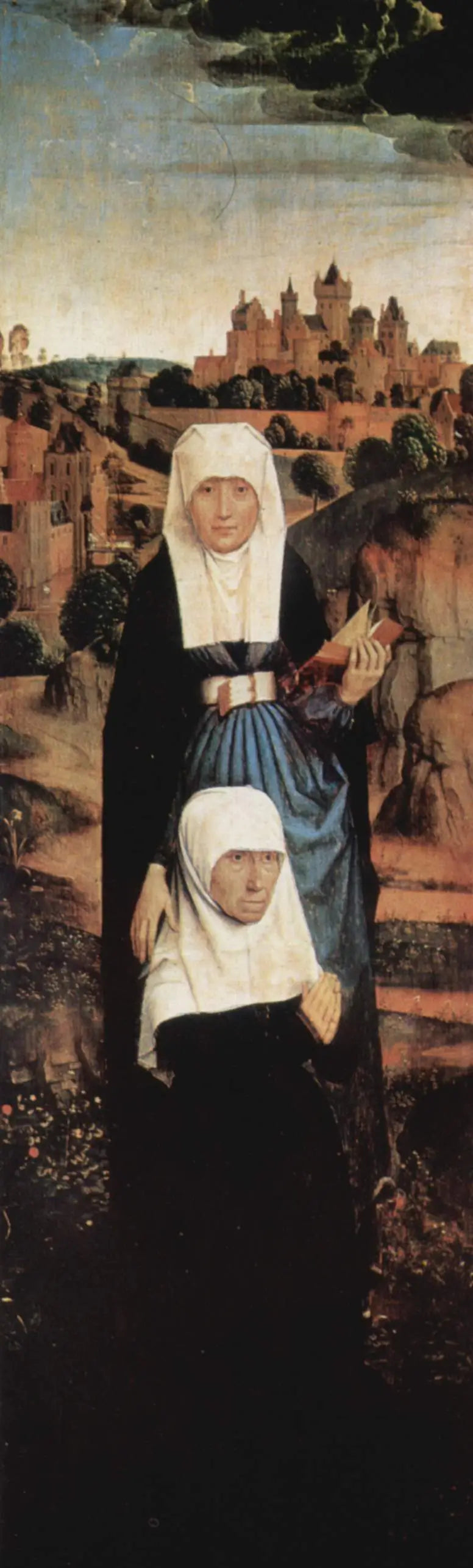 Triptychon von Jan Crabbe. Linker Flügel - Hans Memling