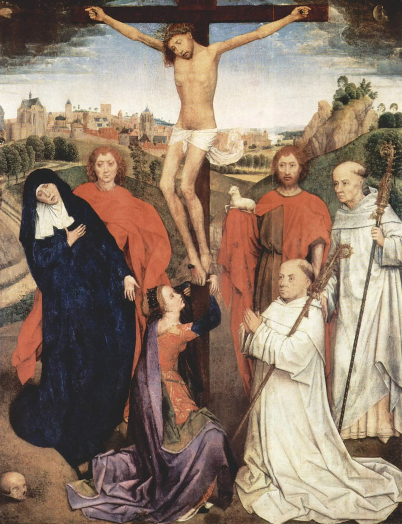 Triptychon von Jan Crabbe. Mitteltabelle - Hans Memling
