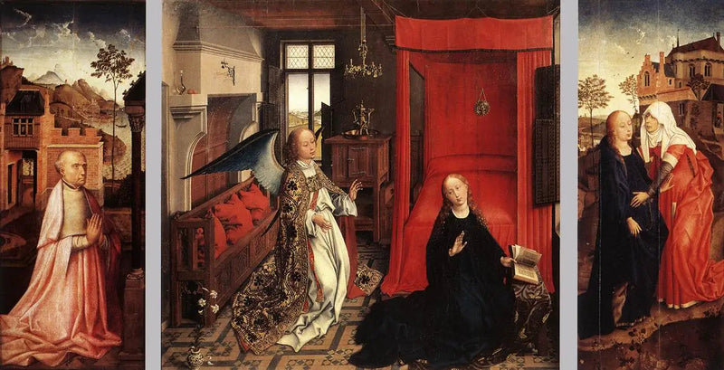Triptychon der Verkündigung - Rogier van der Weyden