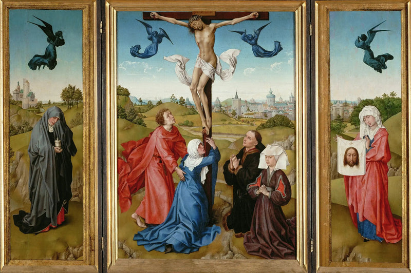 Triptychon der Kreuzigung - Rogier van der Weyden