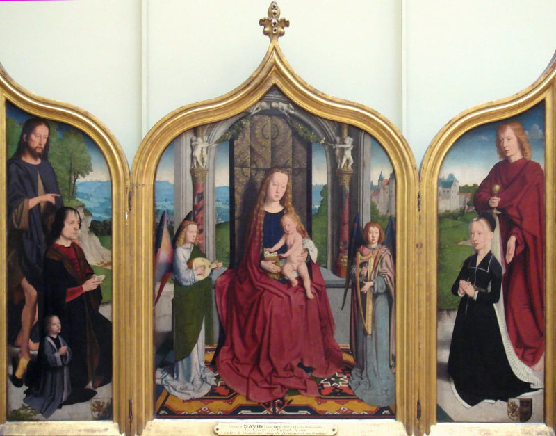 Triptychon der Familie Sedano - Gérard David
