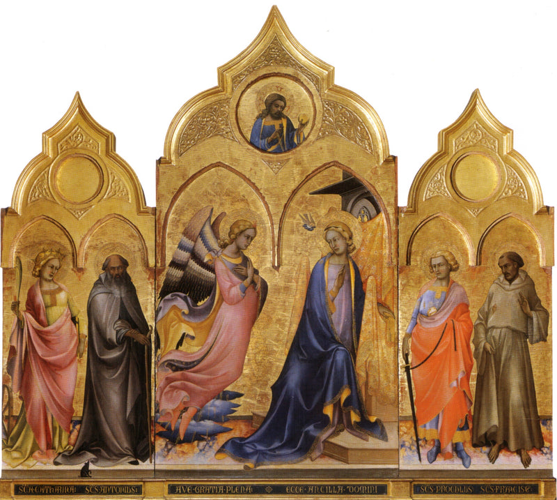 Triptychon der Verkündigung - Lorenzo Monaco