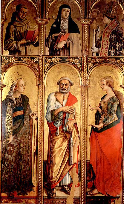 Montefiore-Triptychon - Carlo Crivelli