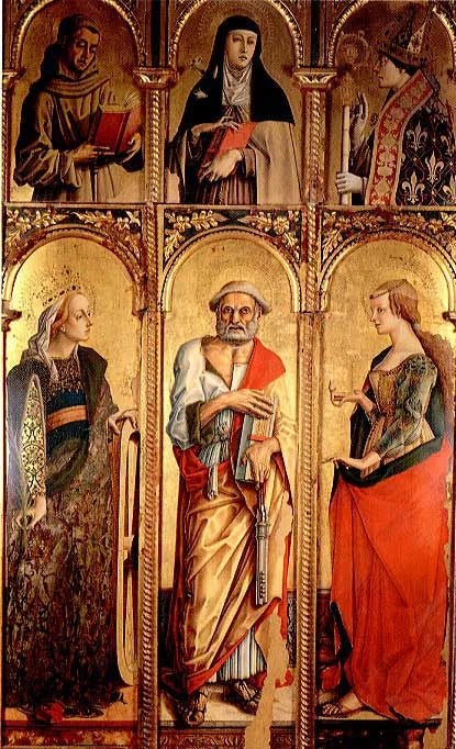 Montefiore-Triptychon - Carlo Crivelli