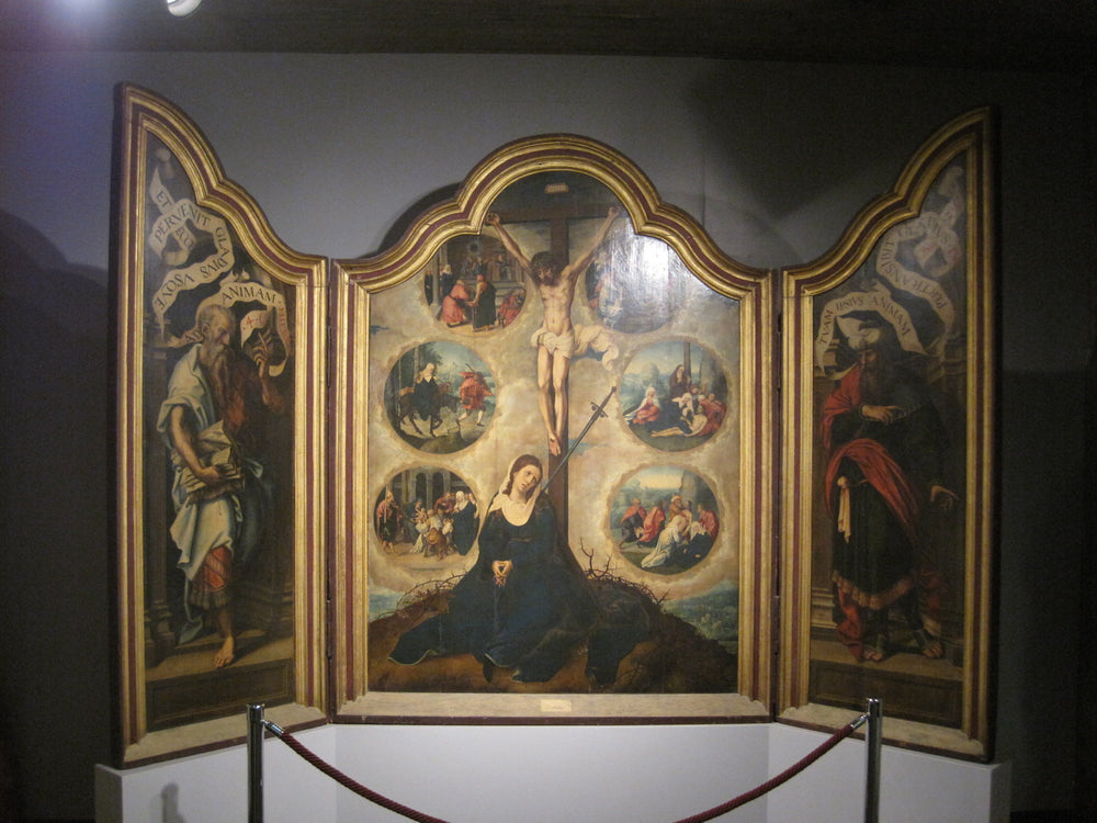 Triptyque de Notre-Dame des Sept Douleurs - Bernard van Orley image 1 reproduction artisanale de tableau