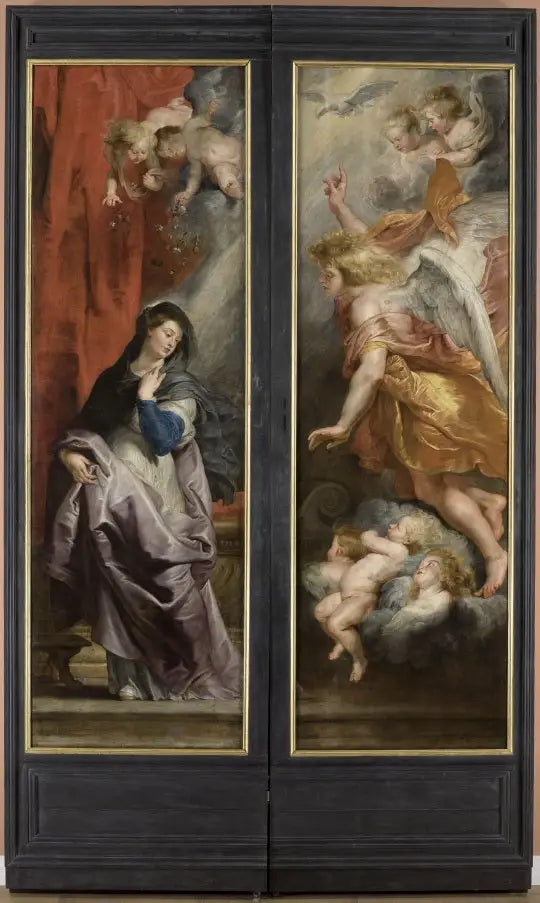 Triptychon des heiligen Stephanus: Verkündigung - Peter Paul Rubens