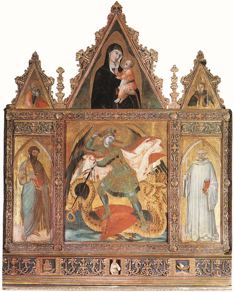 Triptychon von San Michele - Ambrogio Lorenzetti