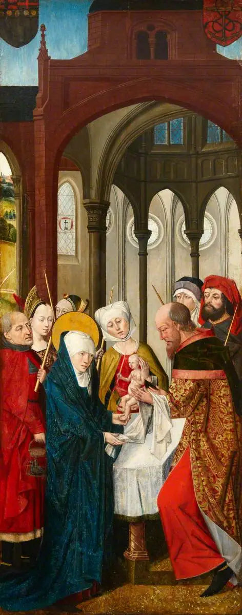 Triptychon Weston (Triptychon, linke Flügel, Innenseite) - Rogier van der Weyden