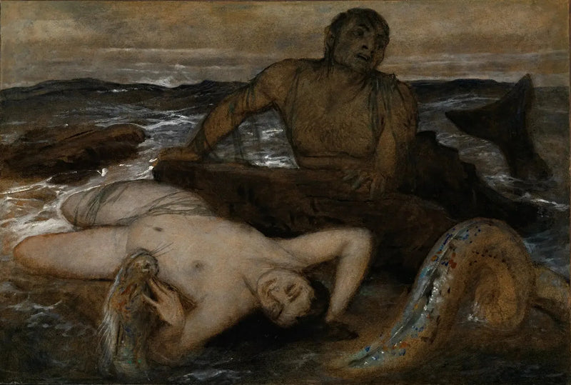 Triton und Nymphe - Arnold Böcklin