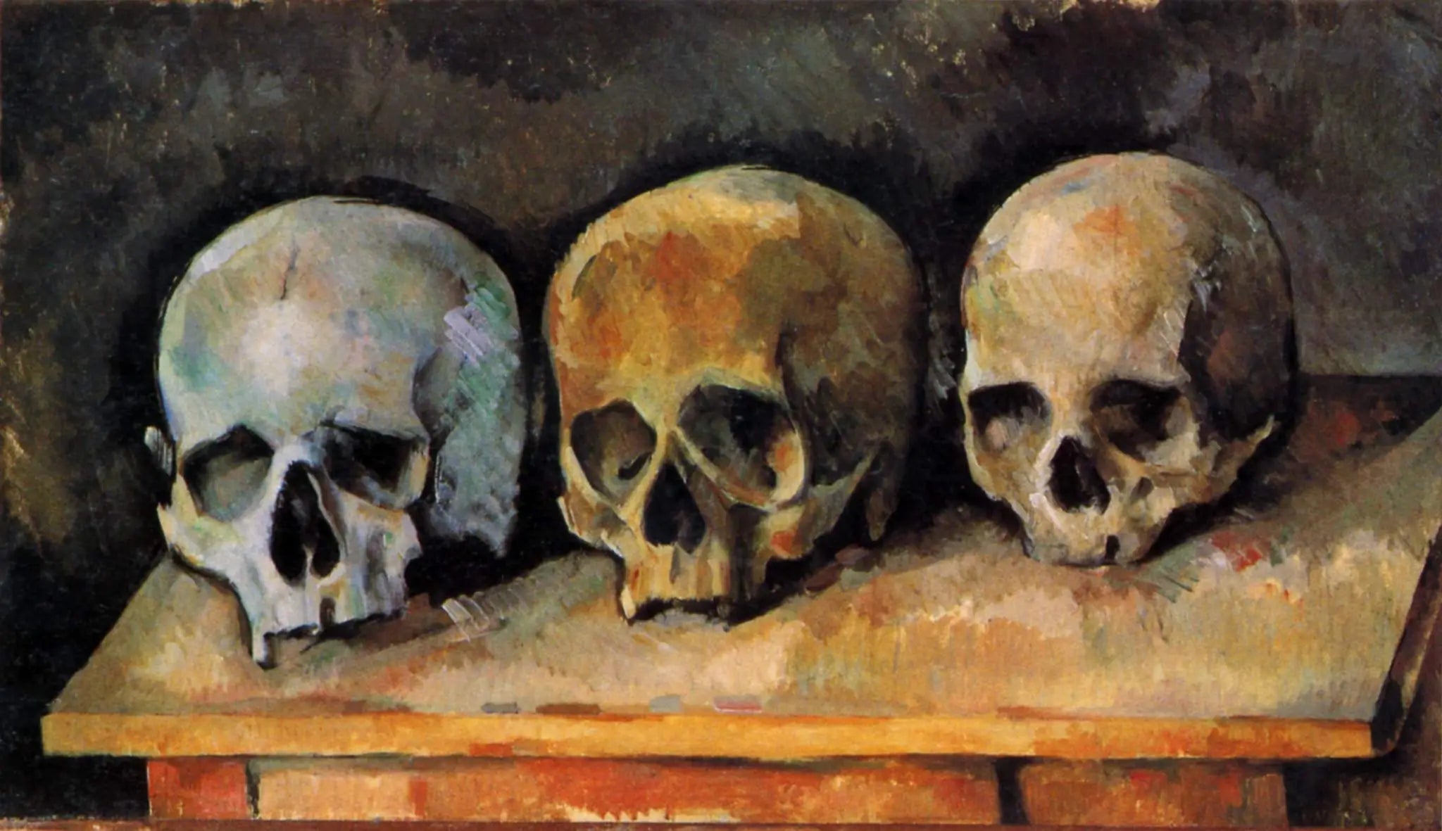 Trois crânes - Paul Cézanne image 1 tableau peint à l’huile sur toile