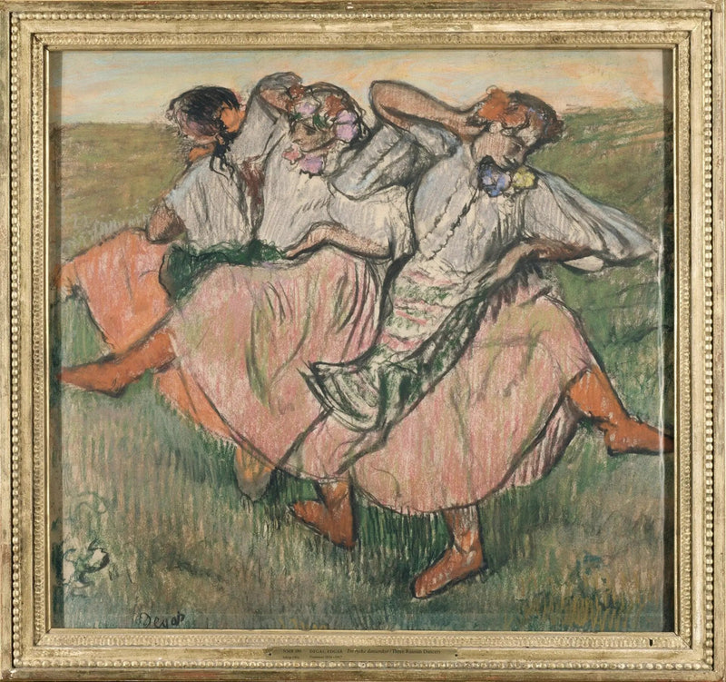 Drei russische Tänzer - Edgar Degas