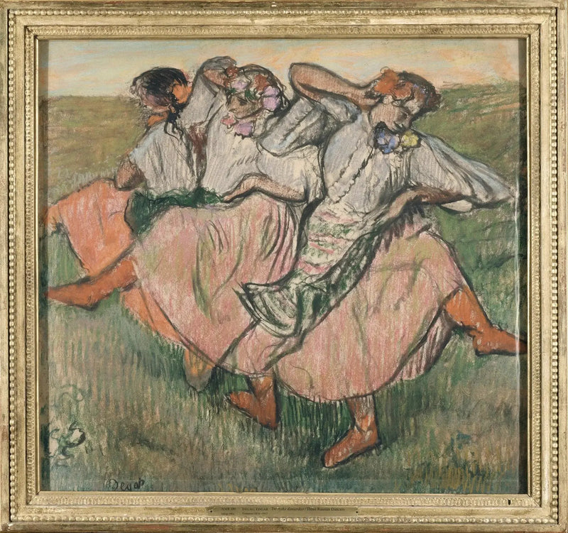 Drei russische Tänzer - Edgar Degas