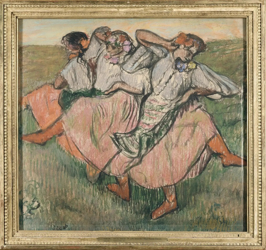 Drei russische Tänzer - Edgar Degas