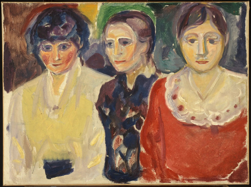 Drei Frauen - Edvard Munch