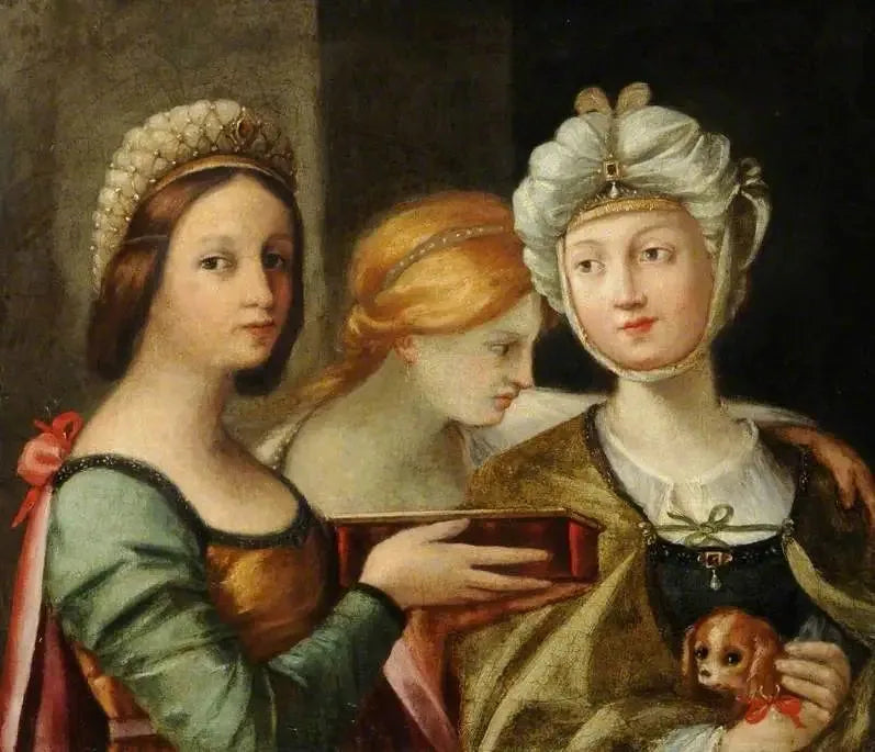 Drei weibliche Figuren - Guido Reni