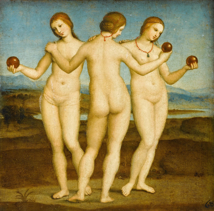 Die drei Grazien, etwa 1504-1505 - Raphaël