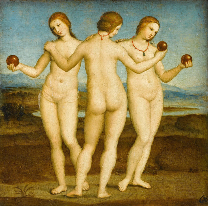 Die drei Grazien, etwa 1504-1505 - Raphaël