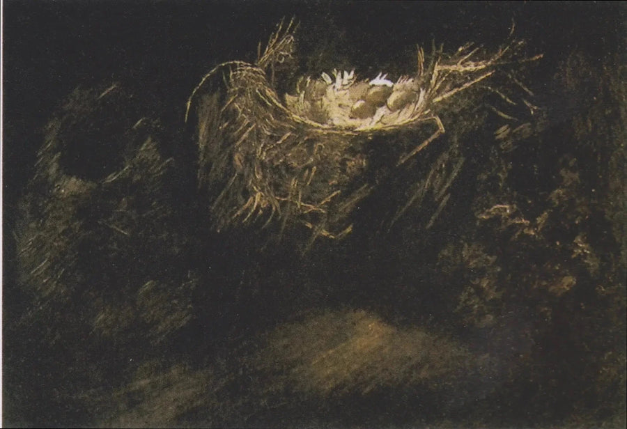 Stillleben mit drei Vogelnestern - Vincent van Gogh