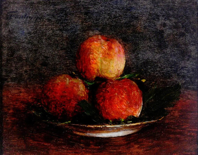 Drei Pfirsiche - Henri Fantin-Latour