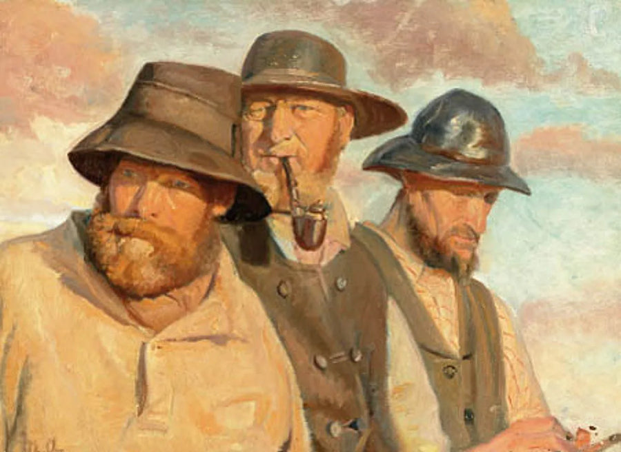 Drei Fischer aus Skagen. -Michael Peter Ancher