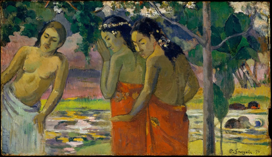 Drei Tahitianerinnen - Paul Gauguin