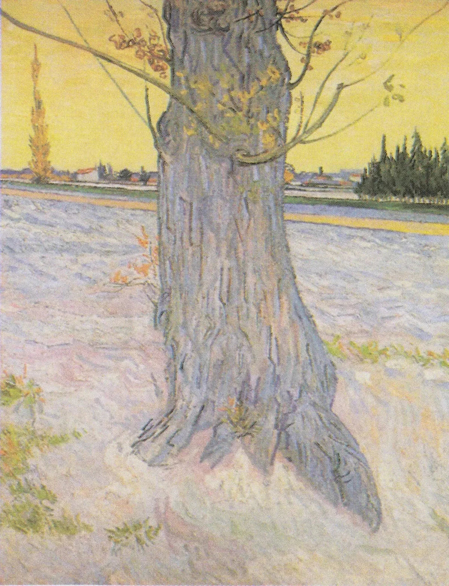 Stamm eines alten Eibenbaums - Vincent van Gogh
