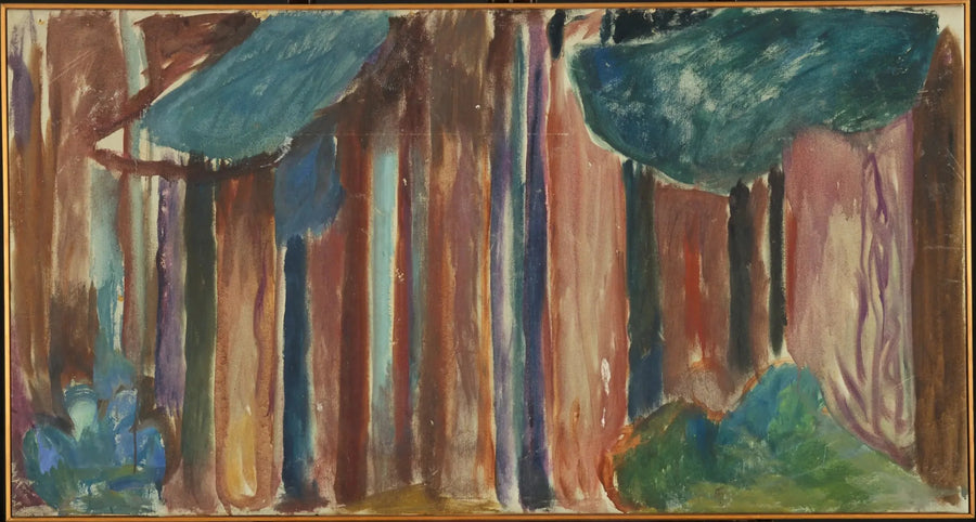 Baumstämme - Edvard Munch