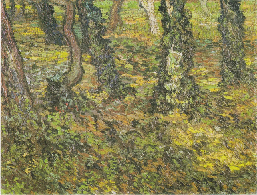 Baumstämme mit Efeu - Vincent van Gogh