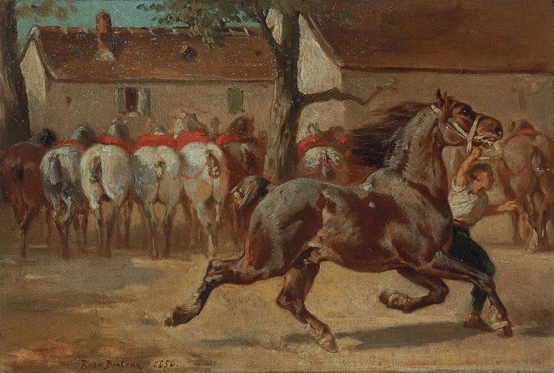 Trot ein Pferd - Rosa Bonheur