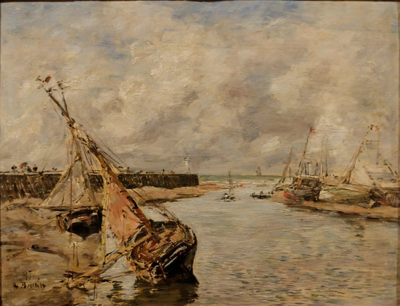 Trouville-Deauville – Niedrigwasser - Eugène Boudin